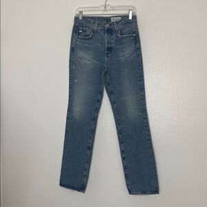 Ag Adriano Goldschmied Alexxis Straight High Rise Vintage Jeans Size 26
